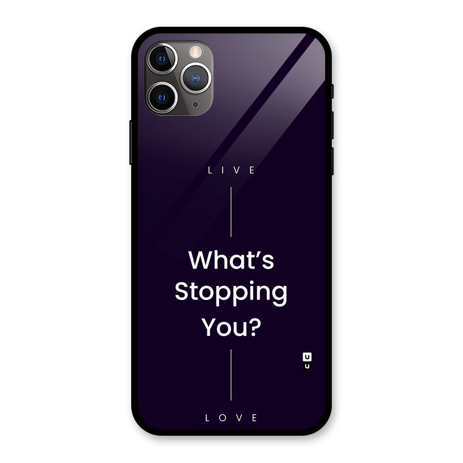 What Stopping You Glass Back Case for iPhone 11 Pro Max