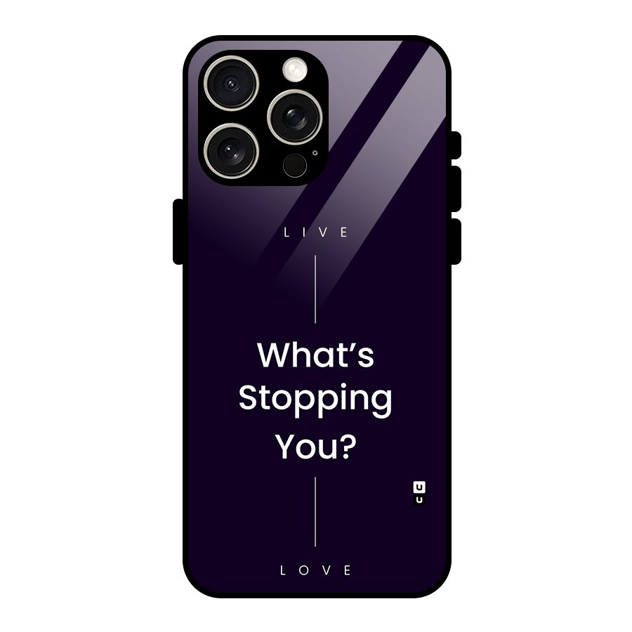 What Stopping You Glass Back Case for iPhone 15 Pro Max