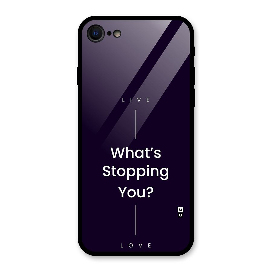 What Stopping You Glass Back Case for iPhone 7