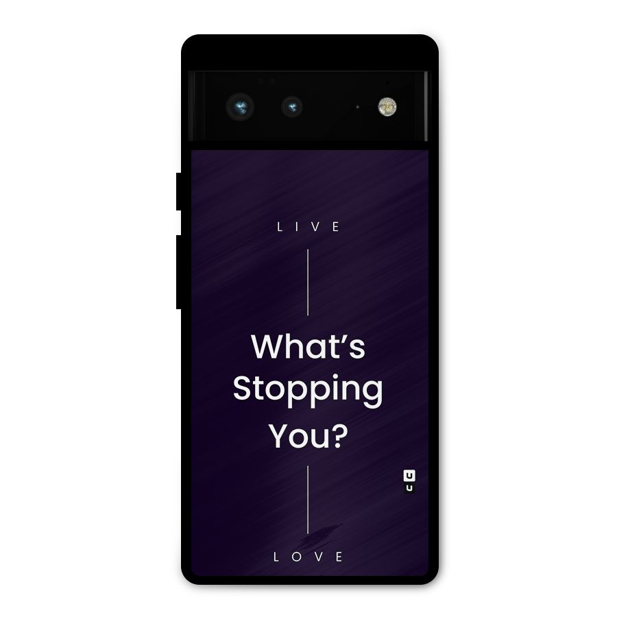 What Stopping You Metal Back Case for Google Pixel 6