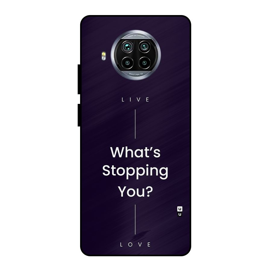 What Stopping You Metal Back Case for Mi 10i
