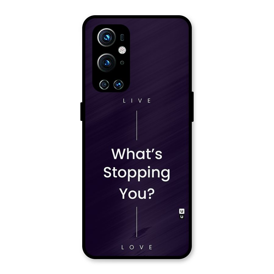 What Stopping You Metal Back Case for OnePlus 9 Pro