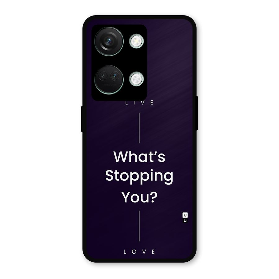What Stopping You Metal Back Case for OnePlus Nord 3