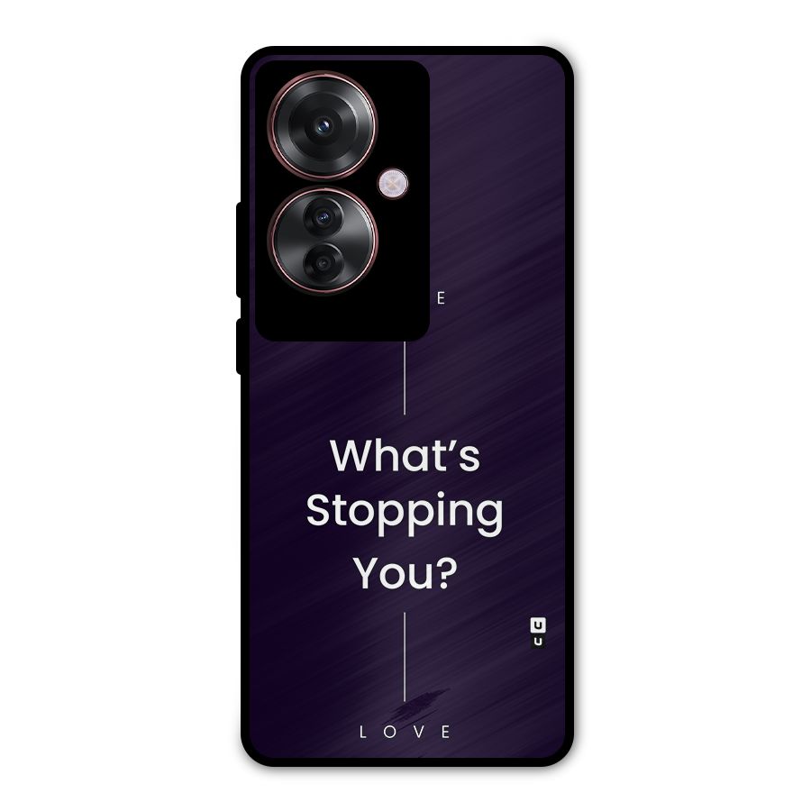 What Stopping You Metal Back Case for Oppo F25 Pro