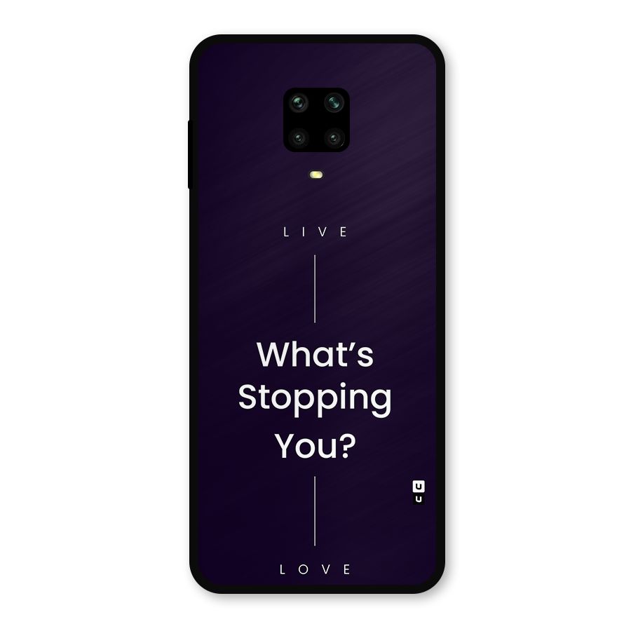What Stopping You Metal Back Case for Poco M2