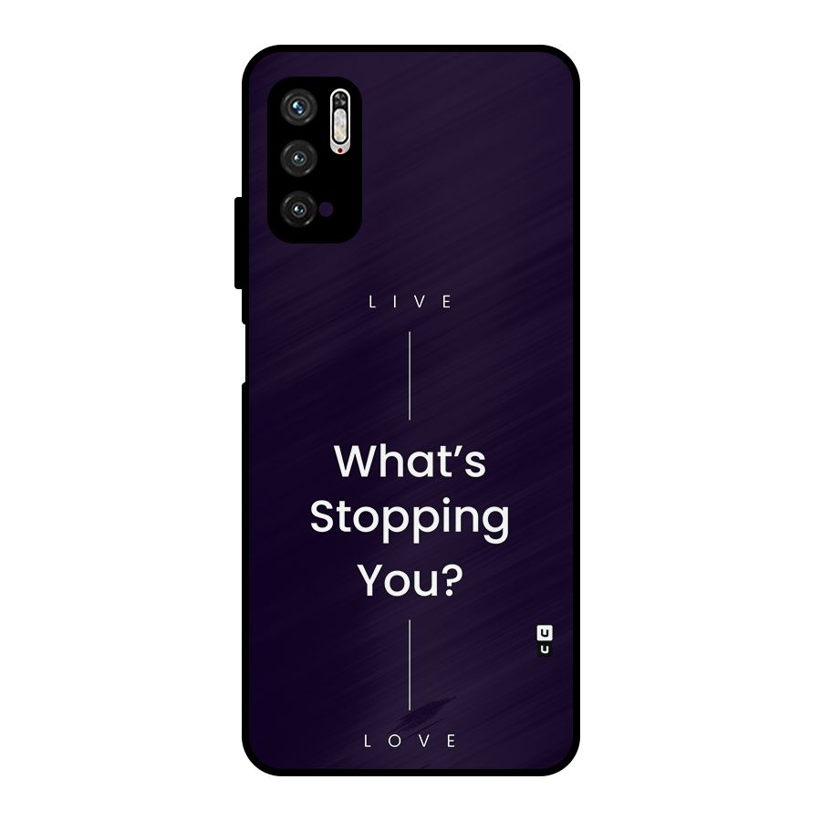 What Stopping You Metal Back Case for Poco M3 Pro 5G