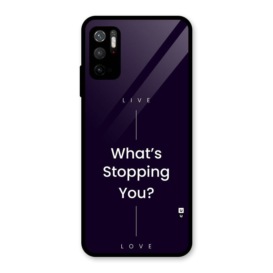What Stopping You Metal Back Case for Redmi Note 10T 5G
