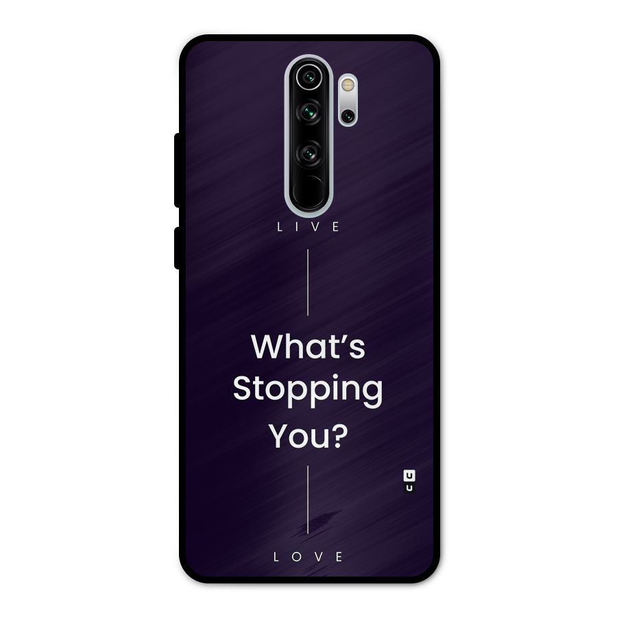 What Stopping You Metal Back Case for Redmi Note 8 Pro