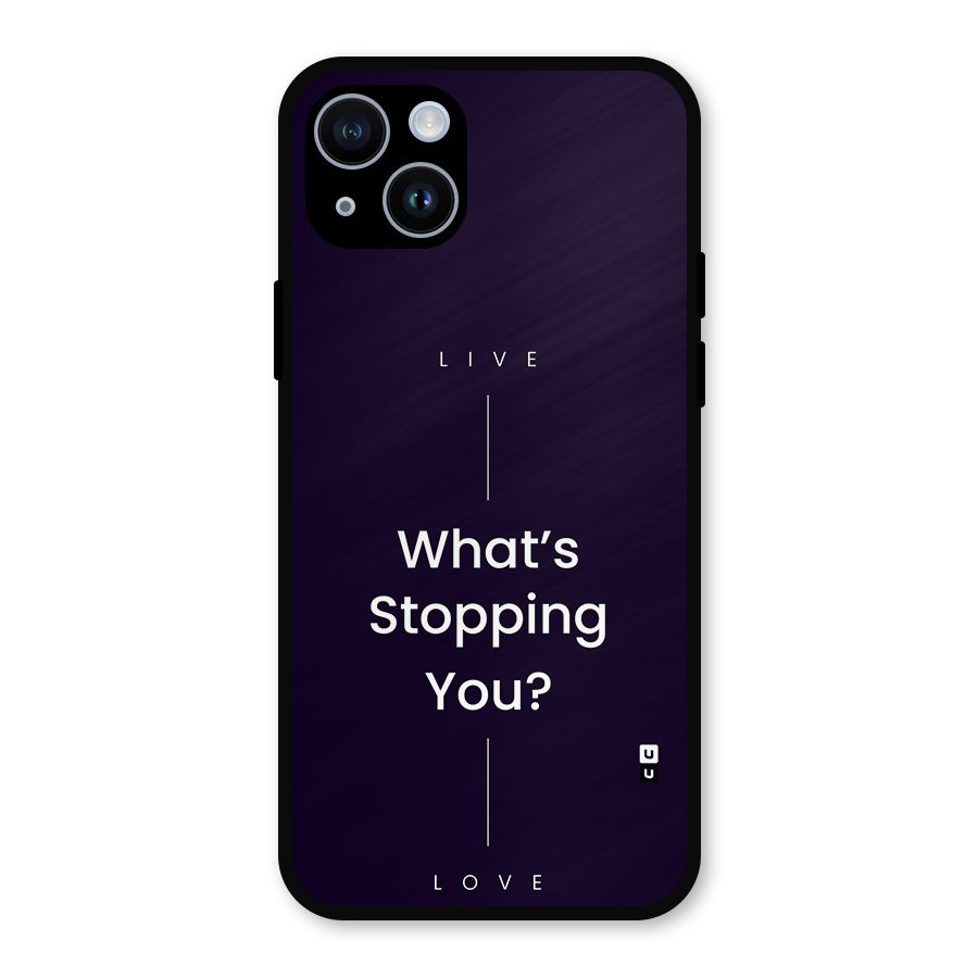 What Stopping You Metal Back Case for iPhone 14