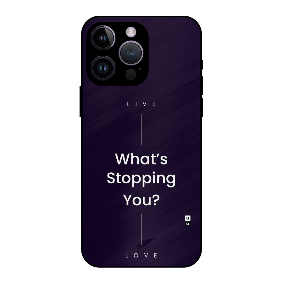 What Stopping You Metal Back Case for iPhone 14 Pro Max