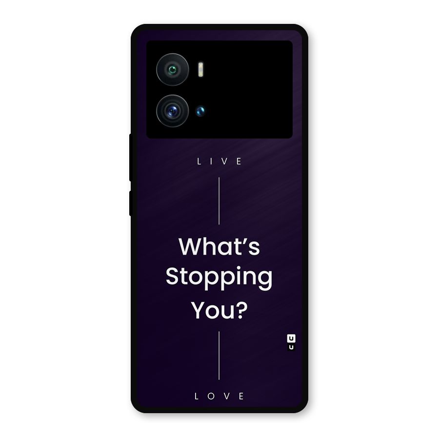 What Stopping You Metal Back Case for iQOO 9 Pro