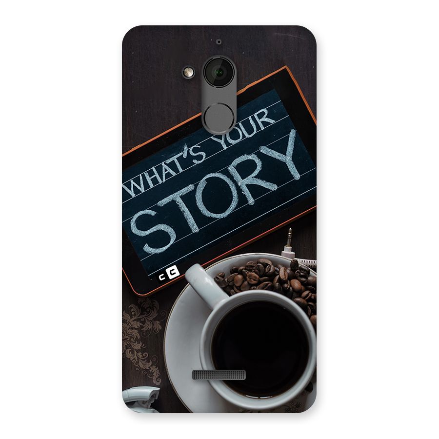Whats Your Story Back Case for Coolpad Note 5