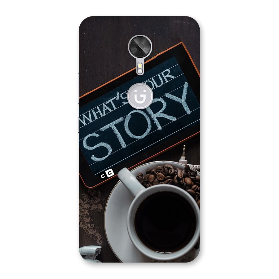 Whats Your Story Back Case for Gionee A1