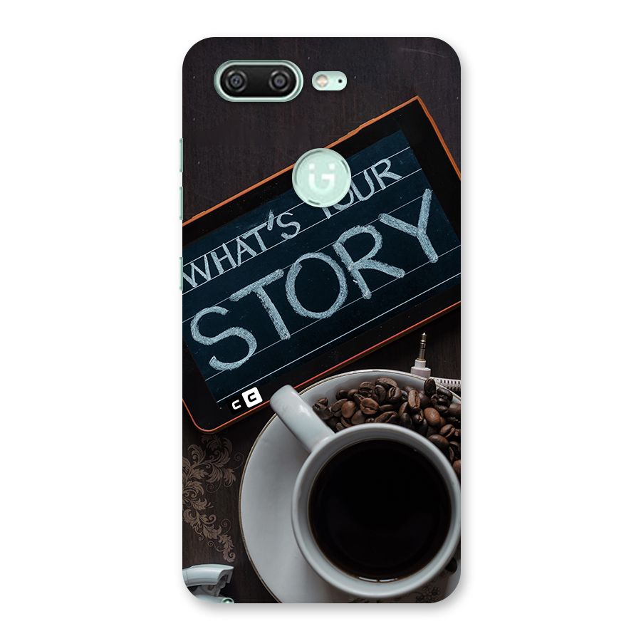 Whats Your Story Back Case for Gionee S10