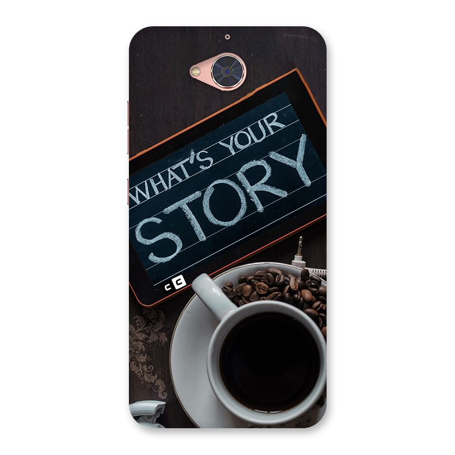 Whats Your Story Back Case for Gionee S6 Pro