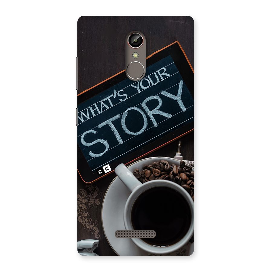 Whats Your Story Back Case for Gionee S6s