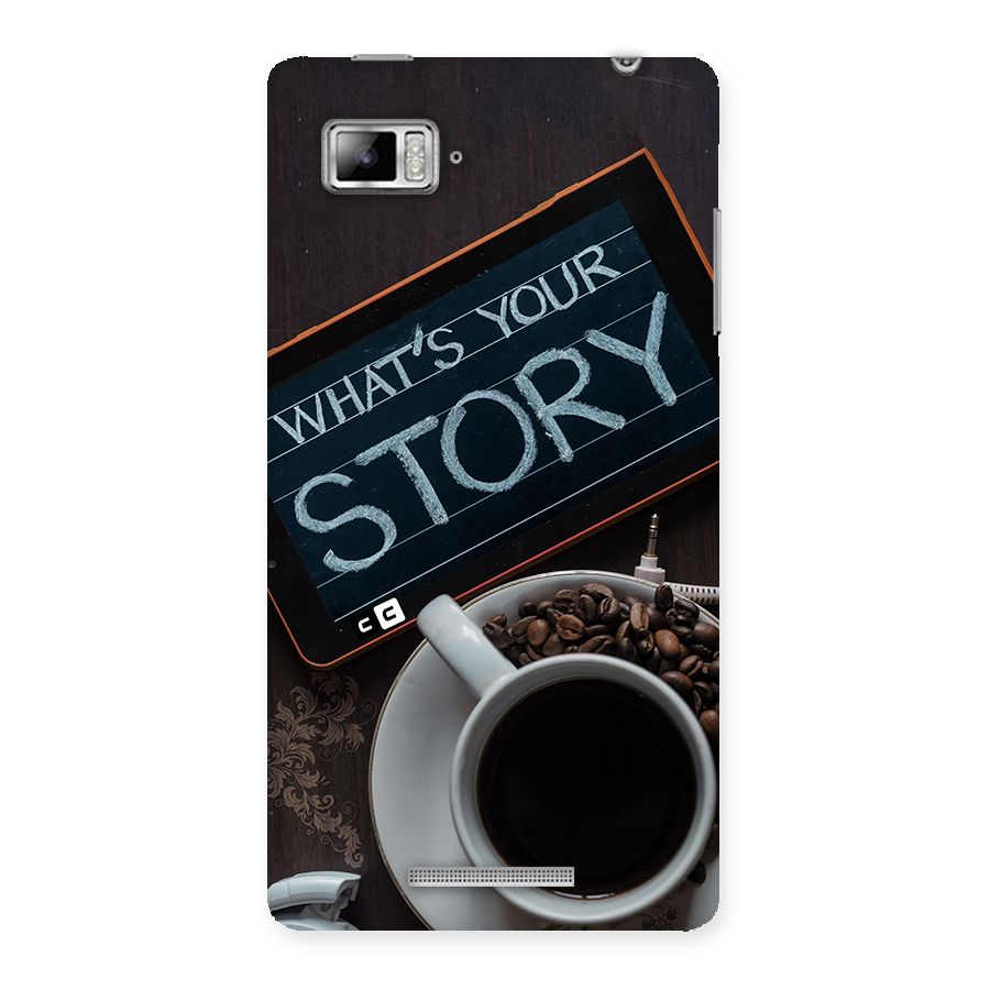 Whats Your Story Back Case for Lenovo Vibe Z K910