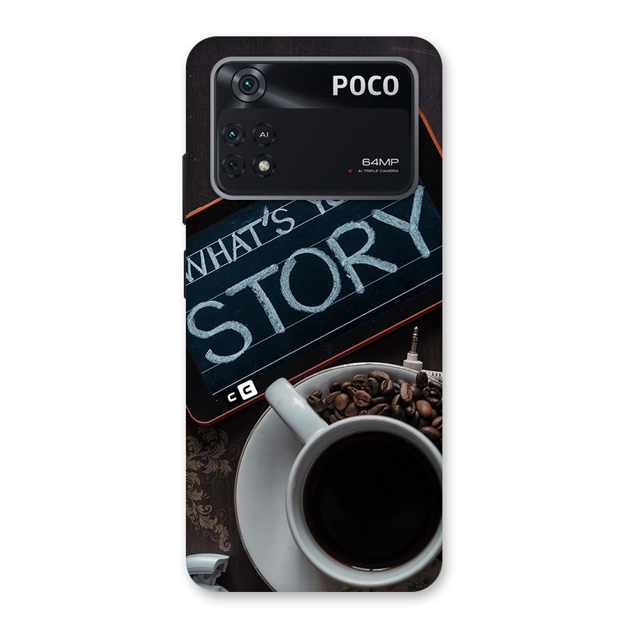 Whats Your Story Back Case for Poco M4 Pro 4G