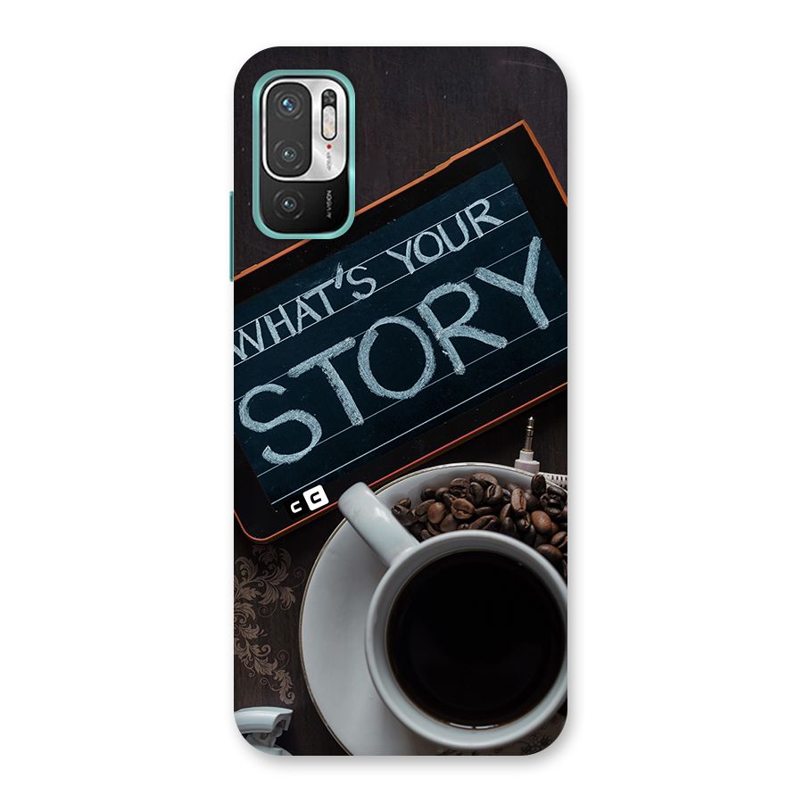 Whats Your Story Back Case for Redmi Note 10T 5G