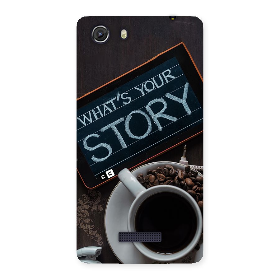 Whats Your Story Back Case for Unite 3