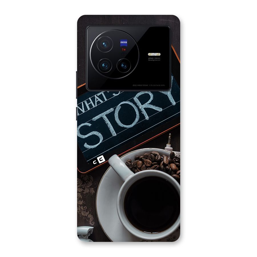 Whats Your Story Back Case for Vivo X80
