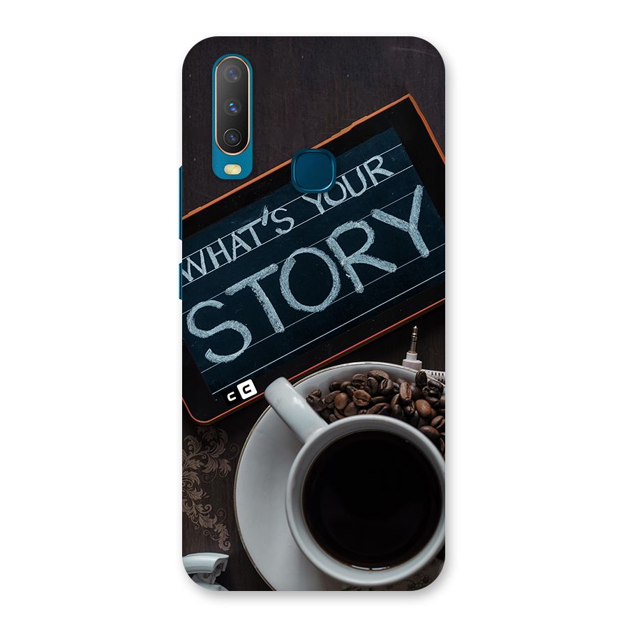Whats Your Story Back Case for Vivo Y11
