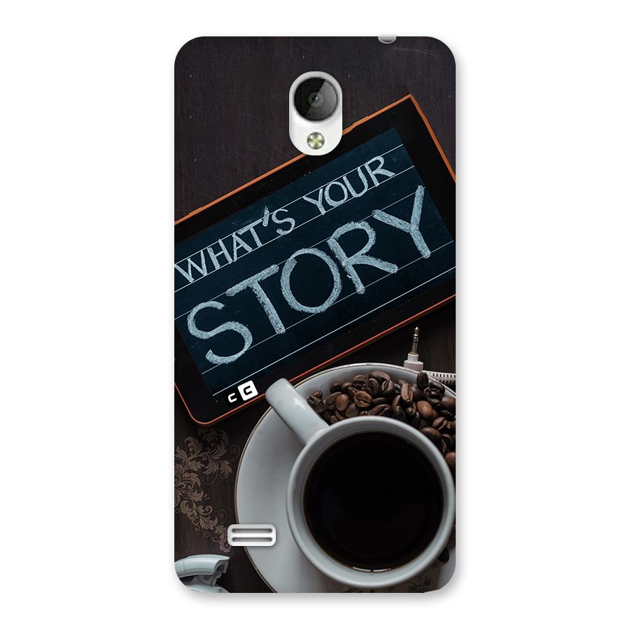 Whats Your Story Back Case for Vivo Y21