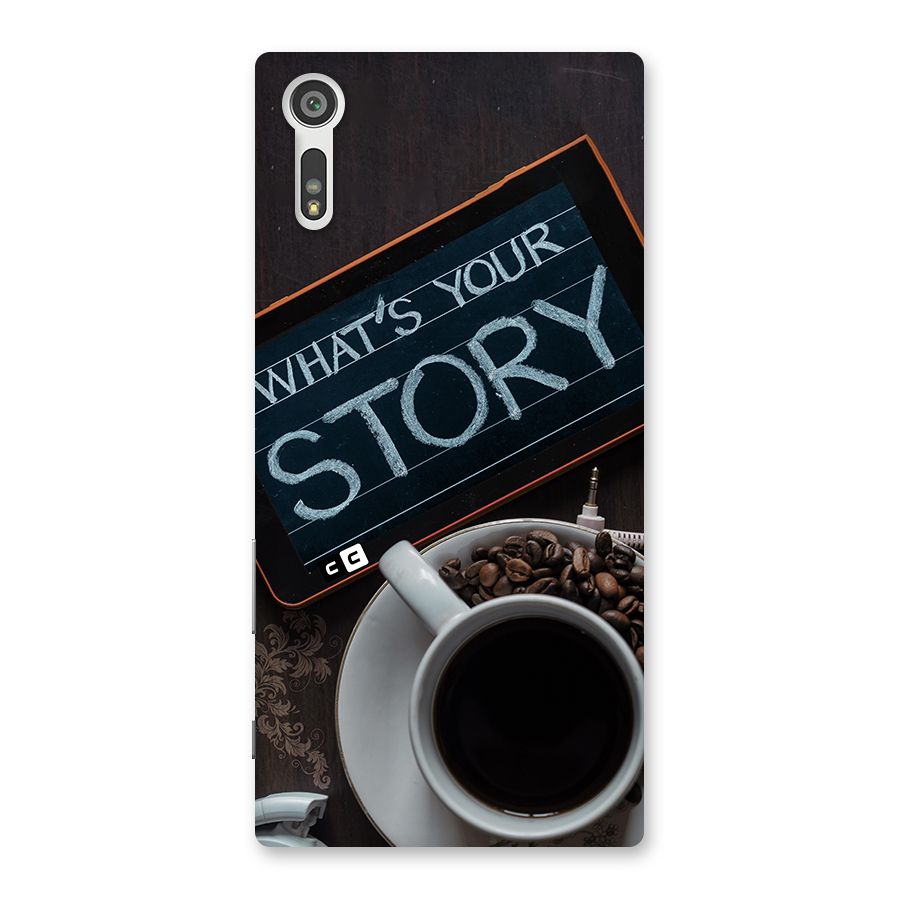 Whats Your Story Back Case for Xperia XZ