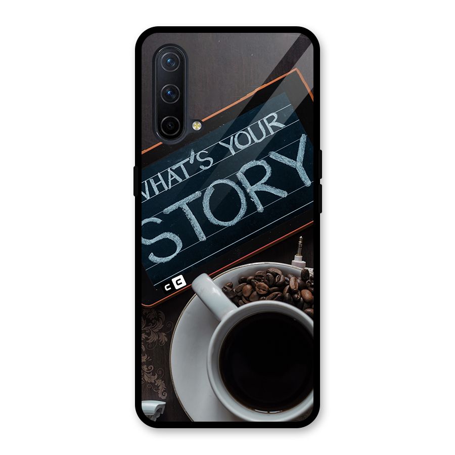 Whats Your Story Glass Back Case for OnePlus Nord CE 5G