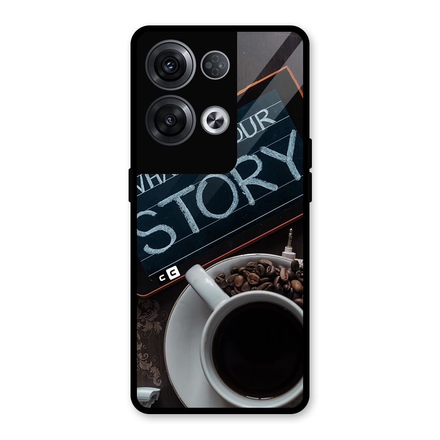 Whats Your Story Glass Back Case for Oppo Reno8 Pro 5G