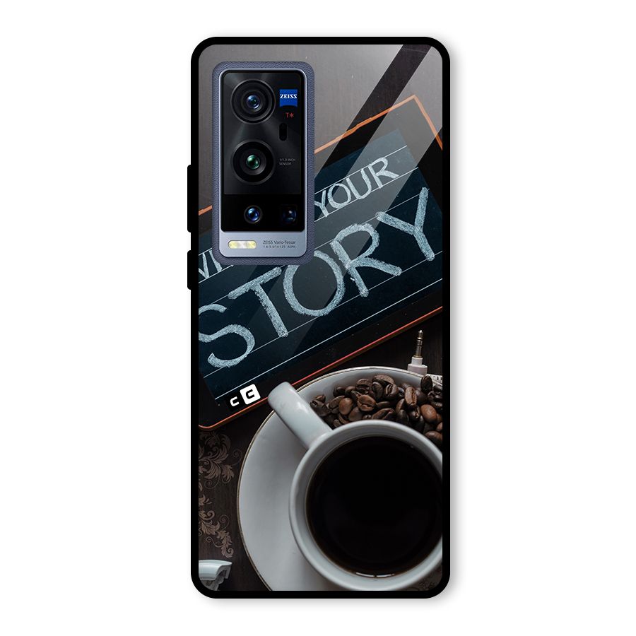 Whats Your Story Glass Back Case for Vivo X60 Pro Plus