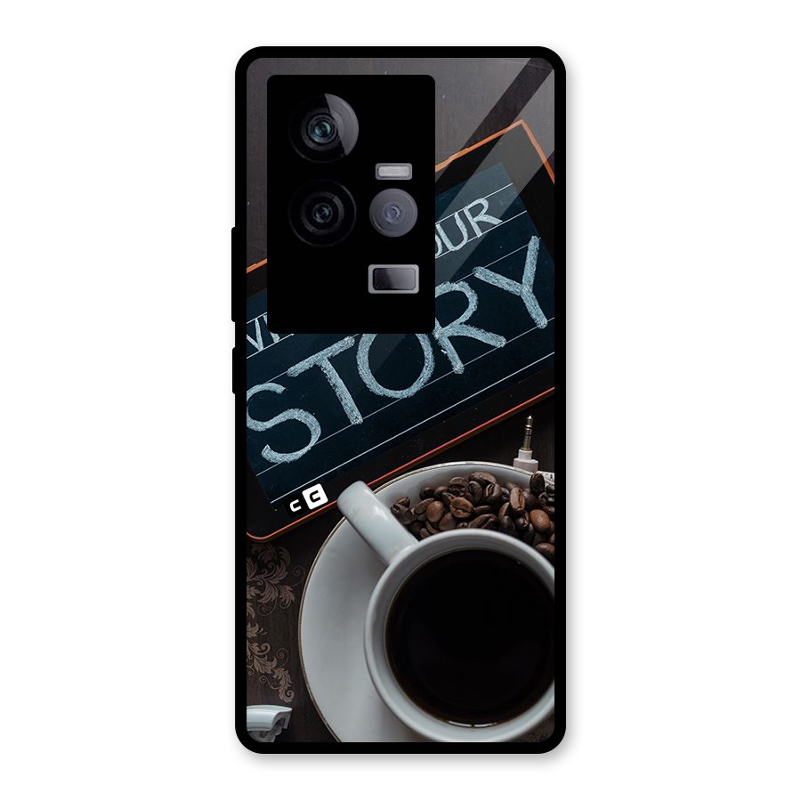 Whats Your Story Glass Back Case for Vivo iQOO 11 5G