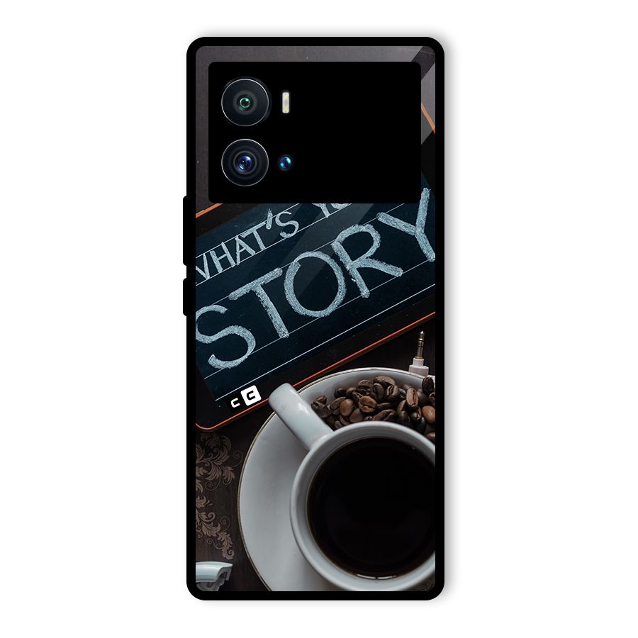Whats Your Story Glass Back Case for Vivo iQOO 9 Pro