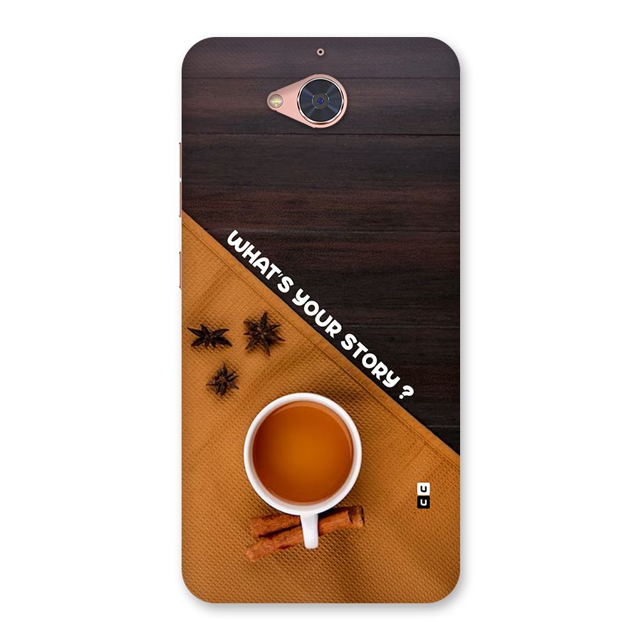 Whats Your Tea Story Back Case for Gionee S6 Pro