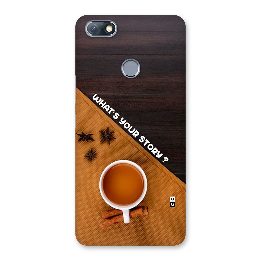 Whats Your Tea Story Back Case for Infinix Note 5