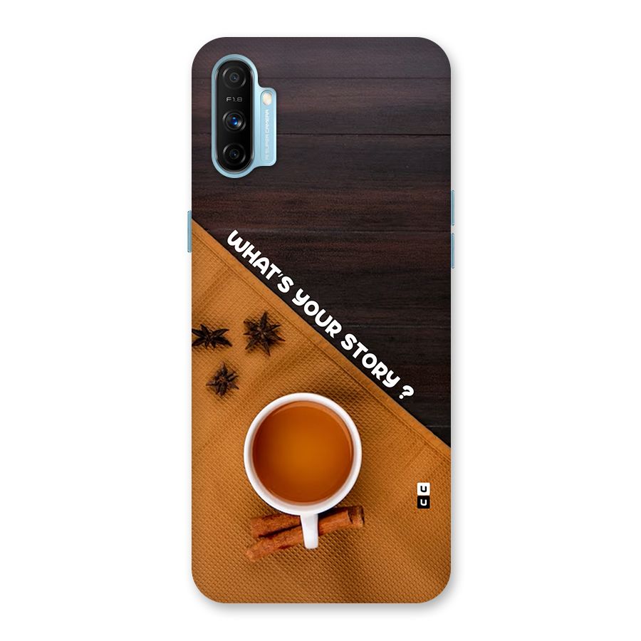 Whats Your Tea Story Back Case for Realme Narzo 20A