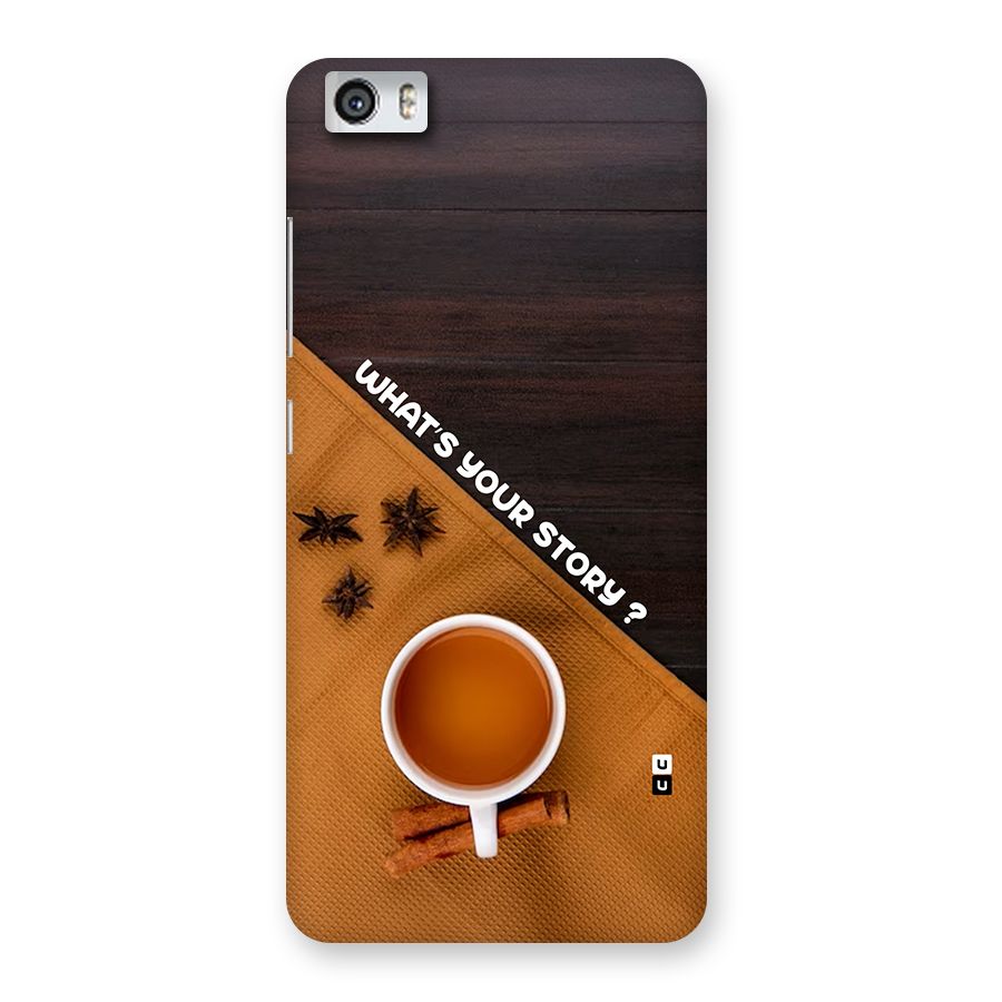 Whats Your Tea Story Back Case for Redmi Mi 5