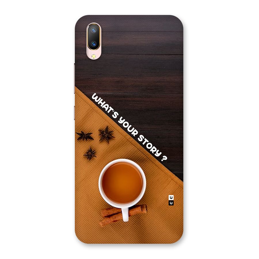 Whats Your Tea Story Back Case for Vivo V11 Pro