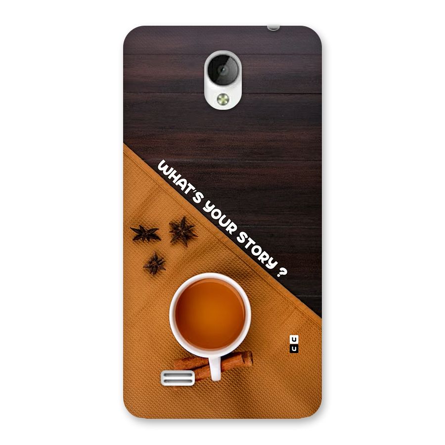 Whats Your Tea Story Back Case for Vivo Y21