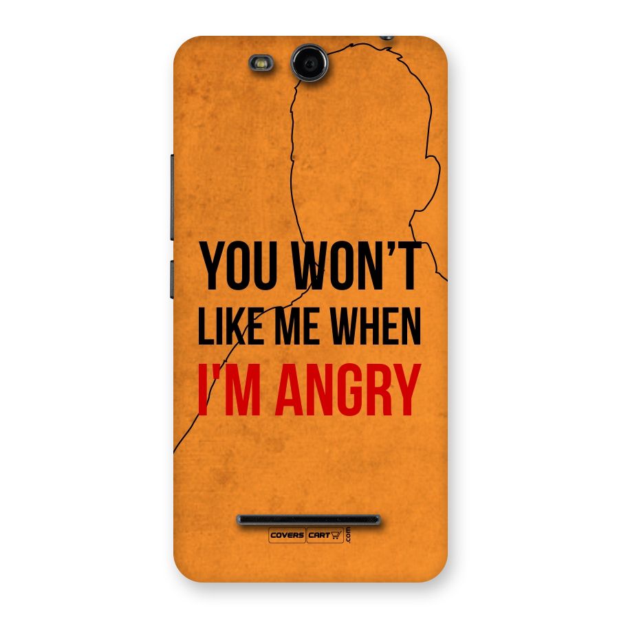 When I M Angry Back Case for Micromax Canvas Juice 3 Q392
