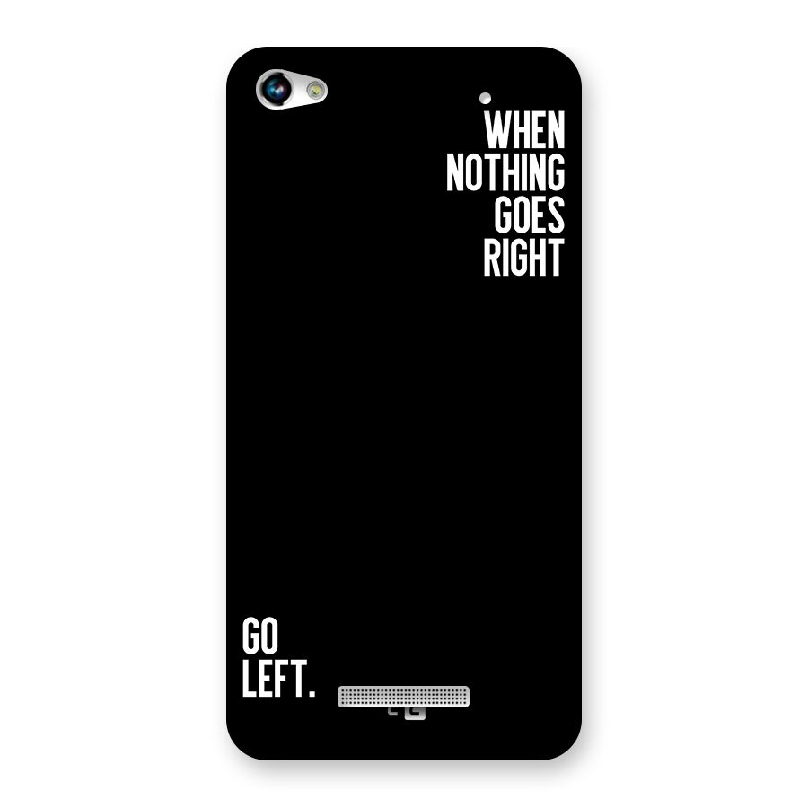 When Nothing Goes Right Back Case for Canvas Hue 2 A316