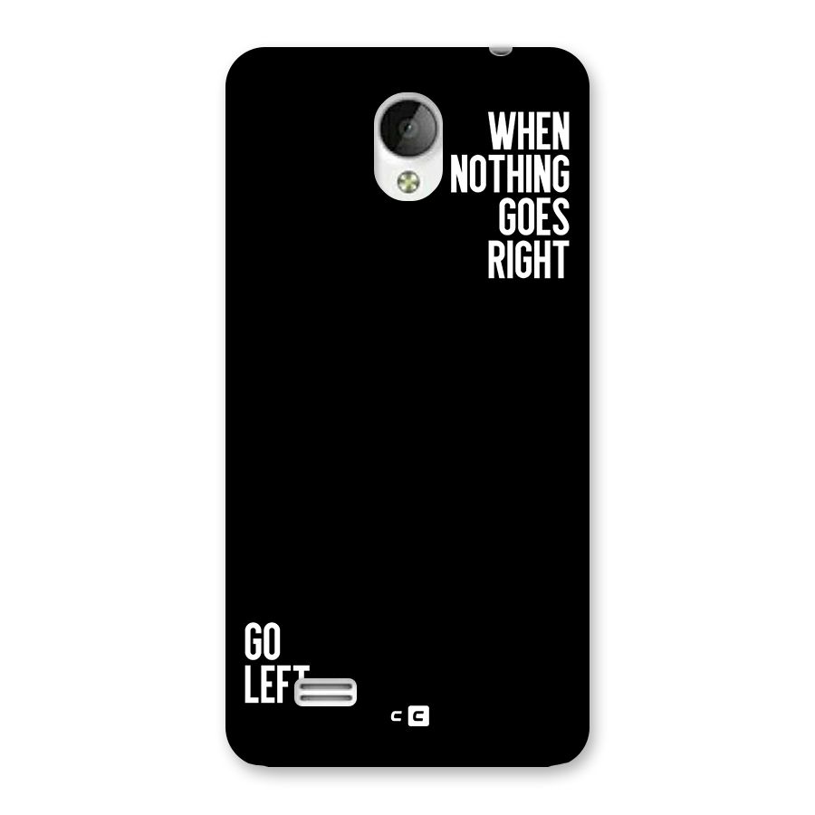 When Nothing Goes Right Back Case for Vivo Y21