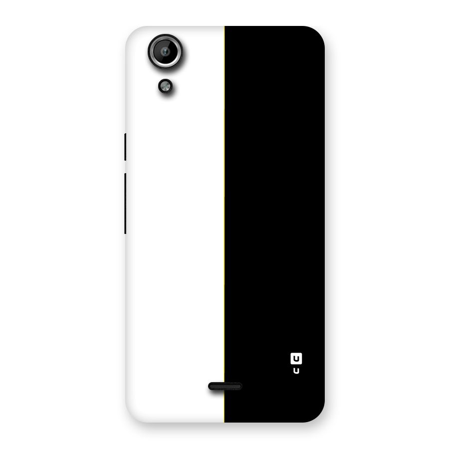 White Black Super Minimalistic Back Case for Canvas Selfie Lens Q345