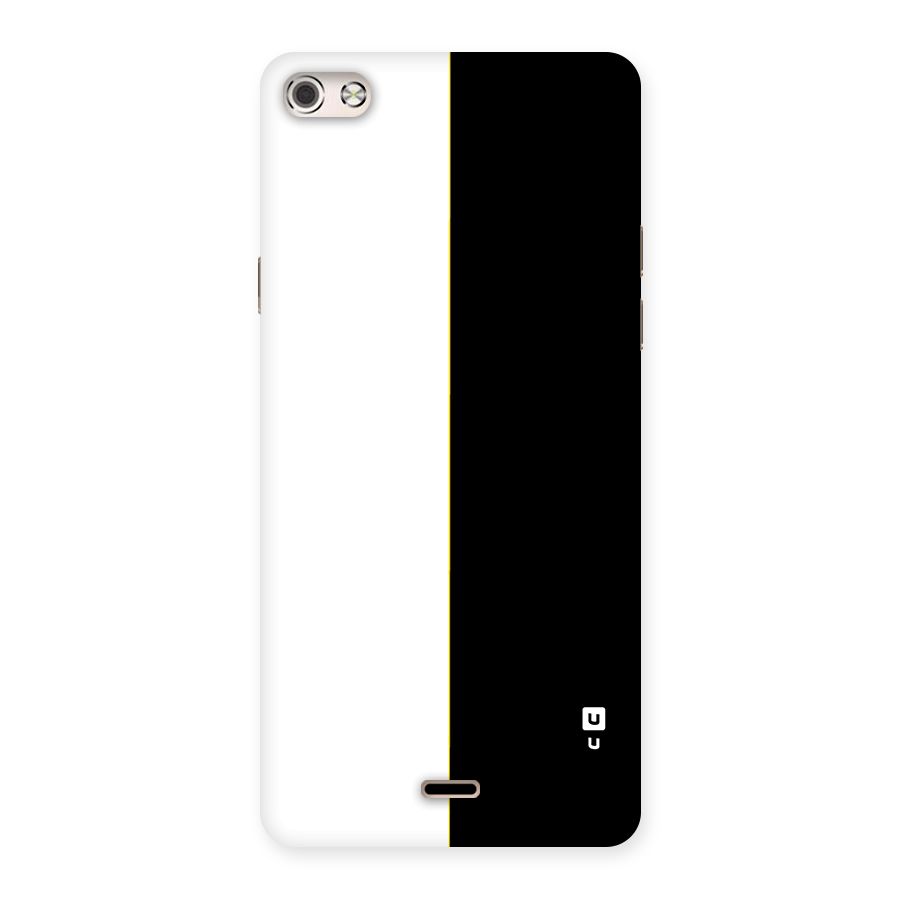 White Black Super Minimalistic Back Case for Canvas Silver 5