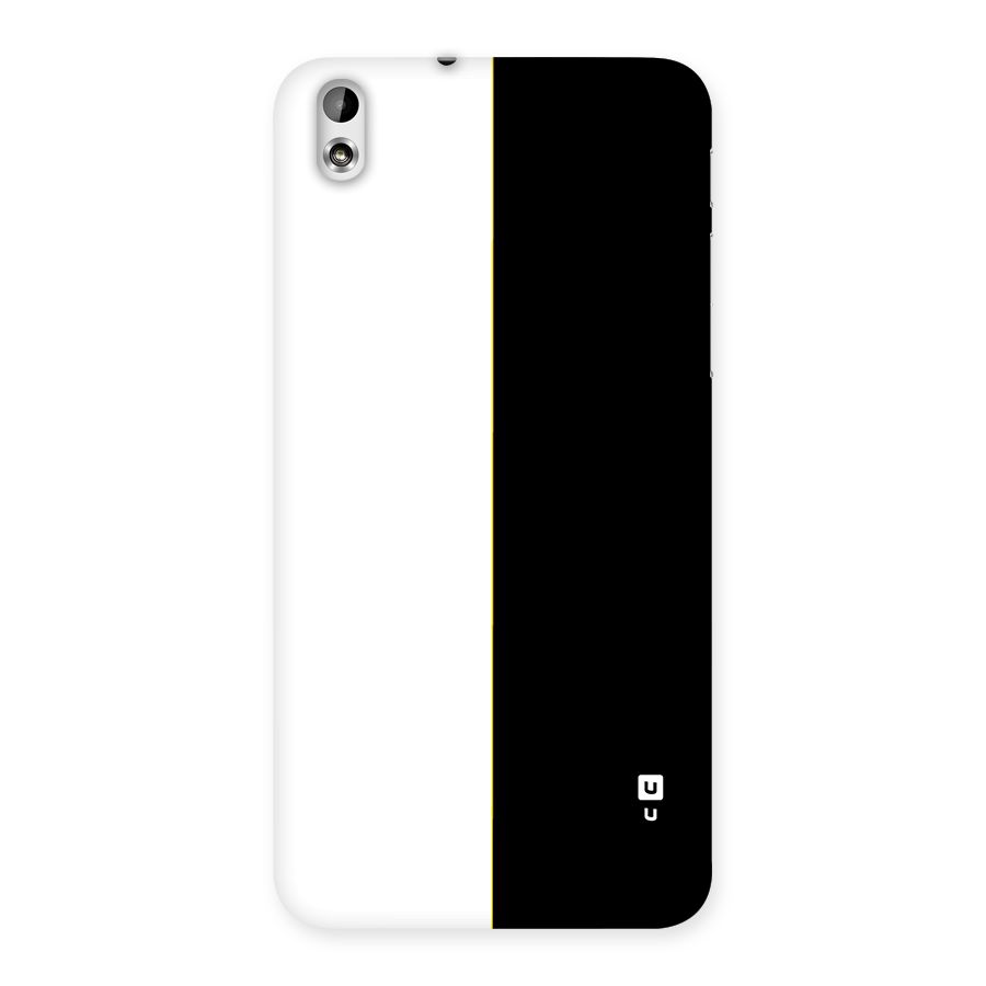 White Black Super Minimalistic Back Case for Desire 816g