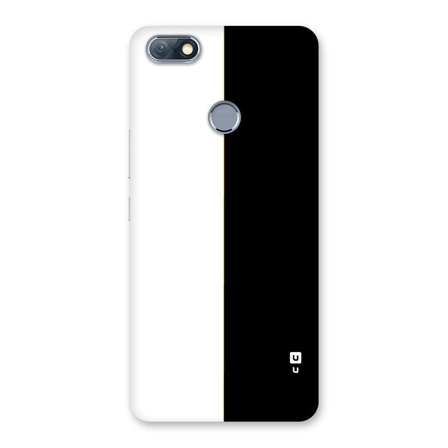 White Black Super Minimalistic Back Case for Infinix Note 5