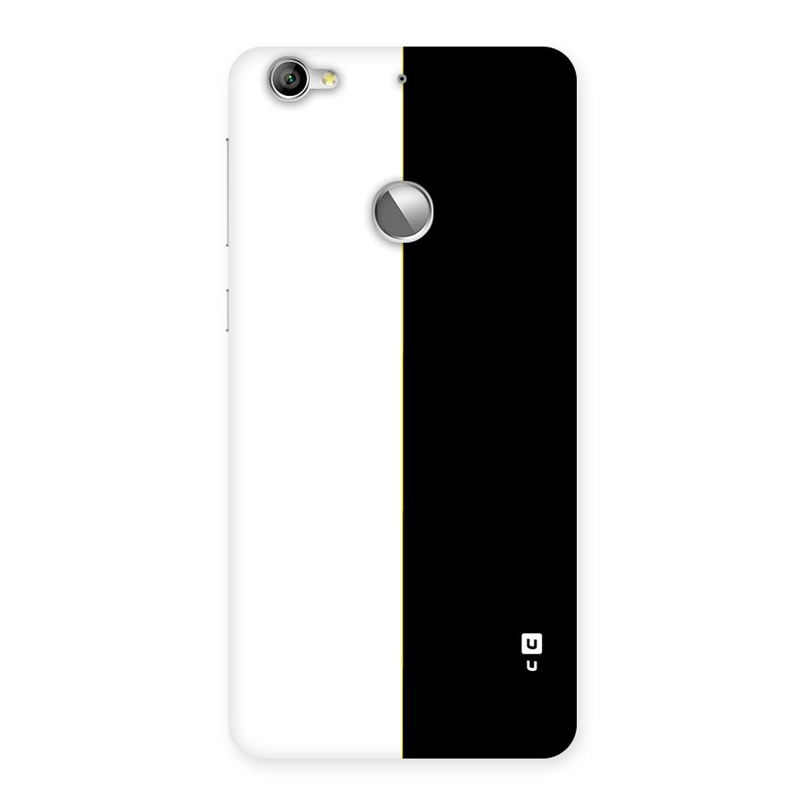 White Black Super Minimalistic Back Case for Le 1S