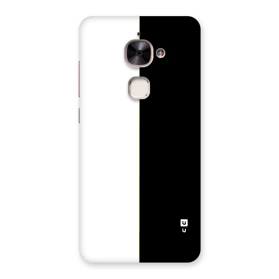 White Black Super Minimalistic Back Case for Le 2