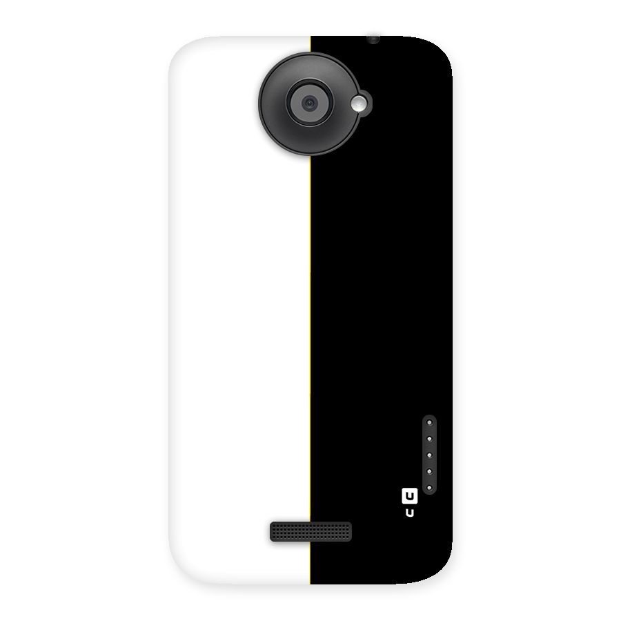 White Black Super Minimalistic Back Case for One X