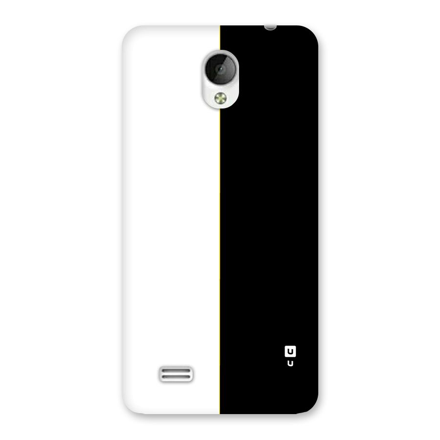 White Black Super Minimalistic Back Case for Vivo Y21